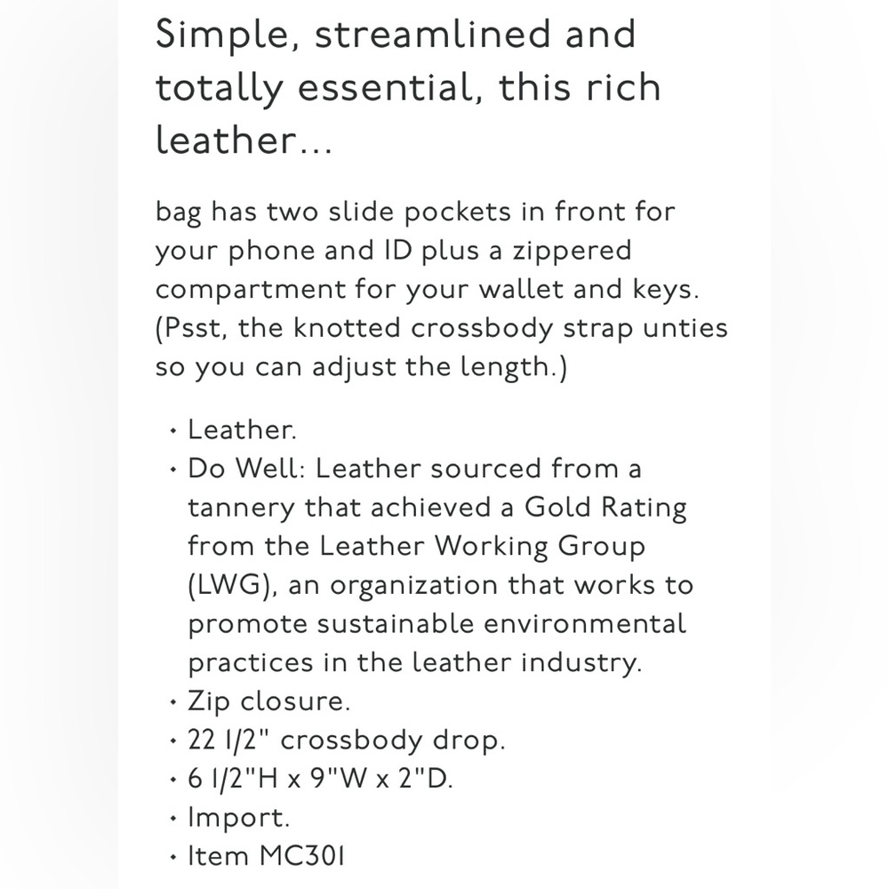 NWT Madewell The Knotted Crossbody Bag Leather/Rustic Twig - Picture 3 of 16